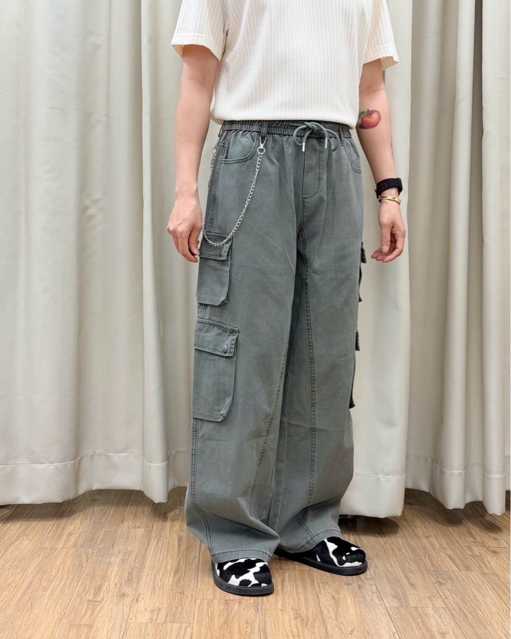  QUẦN BAGGY 9354 XÁM 