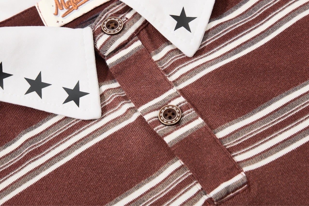  ÁO POLO 576 NÂU ĐỎ 