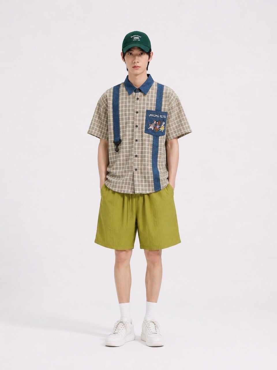  QUẦN SHORT 813 XANH CỐM 