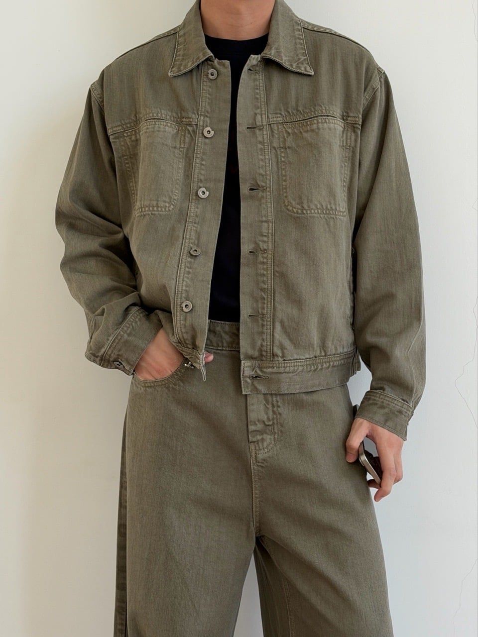  ÁO KHOÁC JEAN 9257-1 GREEN 