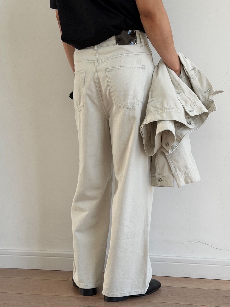  QUẦN JEAN 9256-2 TRẮNG XÁM 