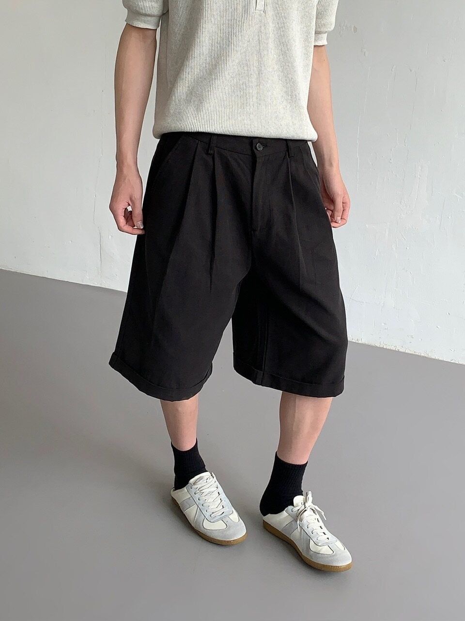  QUẦN SHORT 13814 ĐEN 
