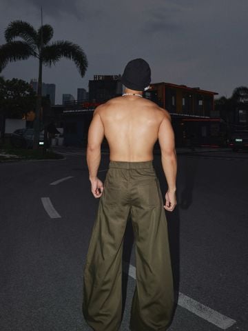  TROUSER 23676 ARMY GREEN 