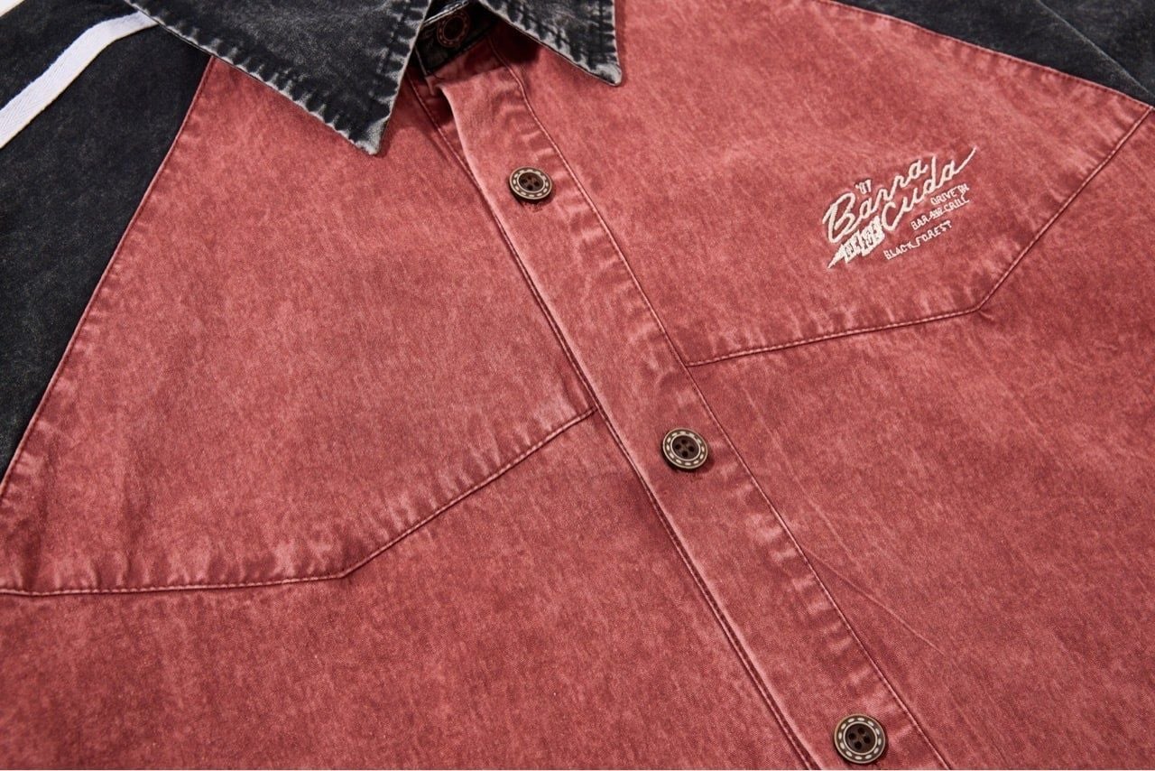  ÁO SƠ MI 952 RAGLAN ĐỎ 