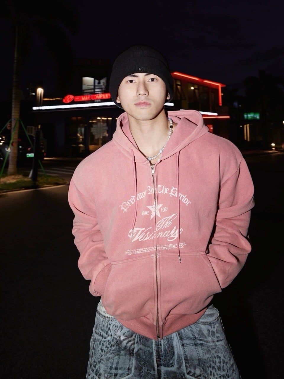  ÁO HOODIE 1296 HỒNG 
