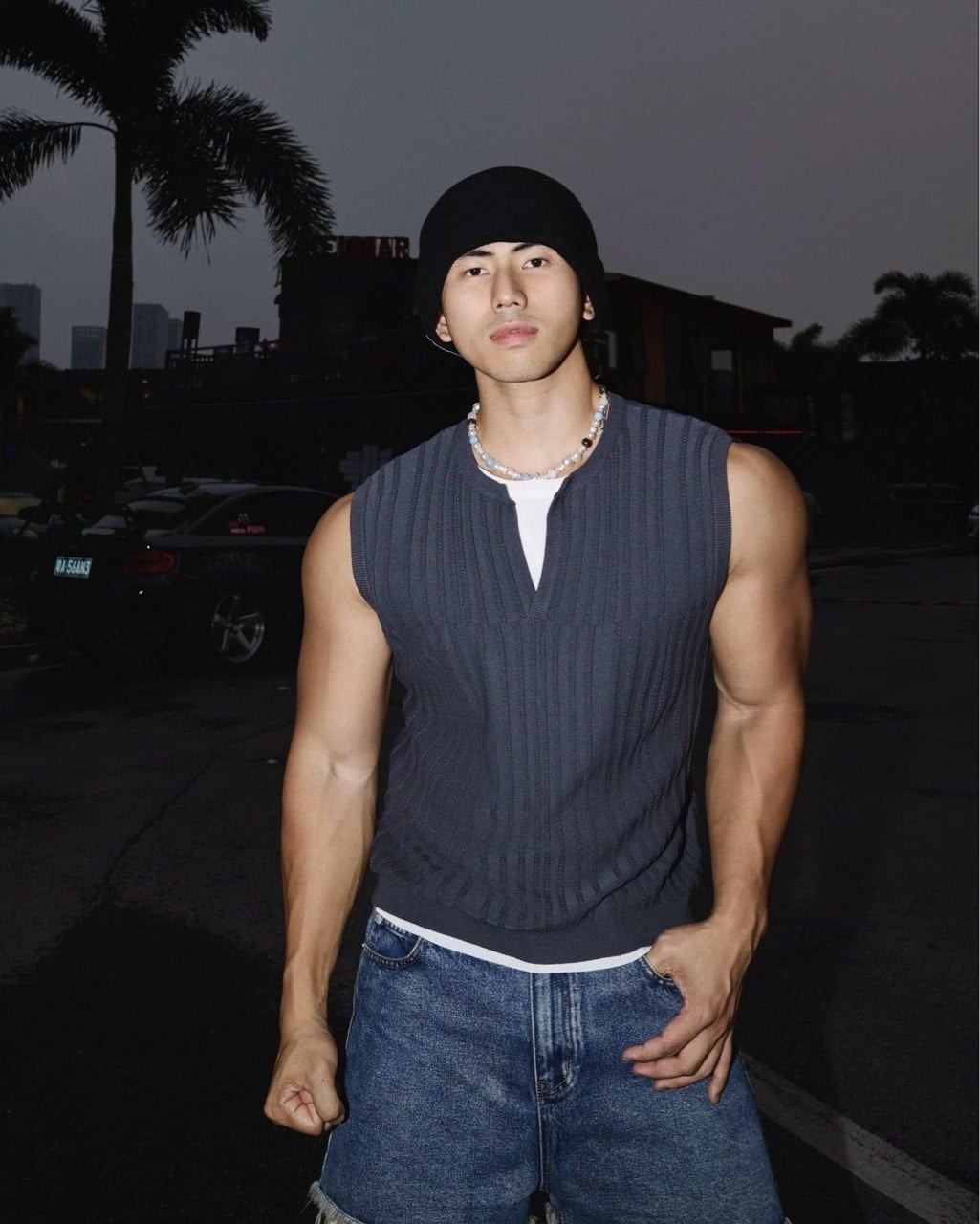  ÁO TANK TOP 204 XÁM ĐẬM 