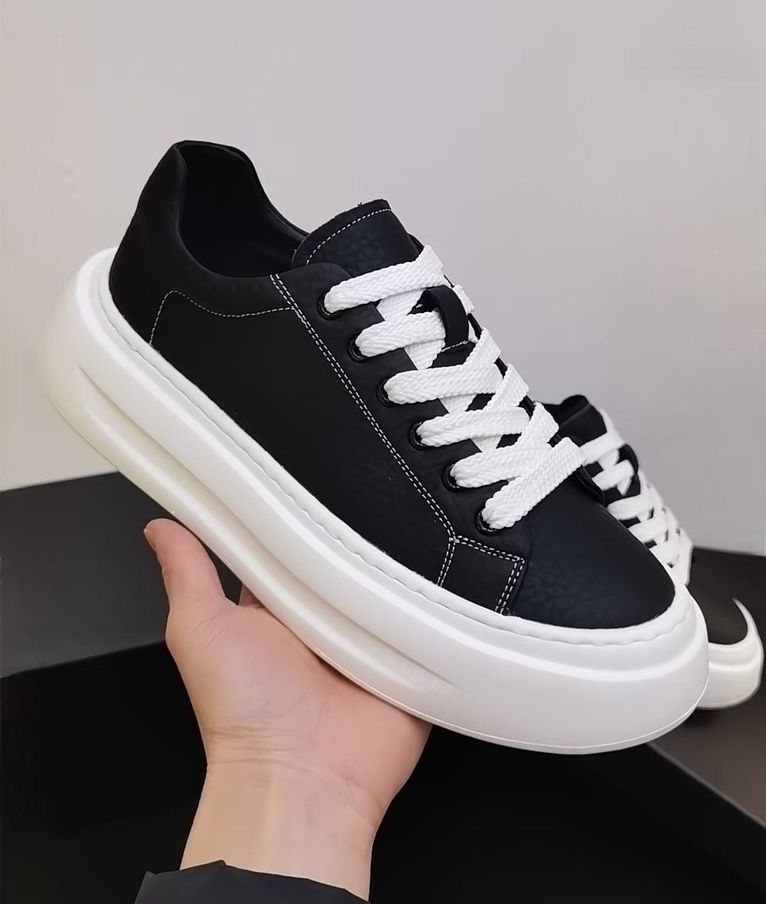 GIÀY 8766 ĐEN 