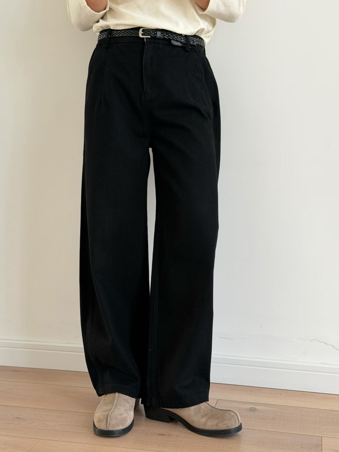  QUẦN ỐNG RỘNG 9267 ĐEN 