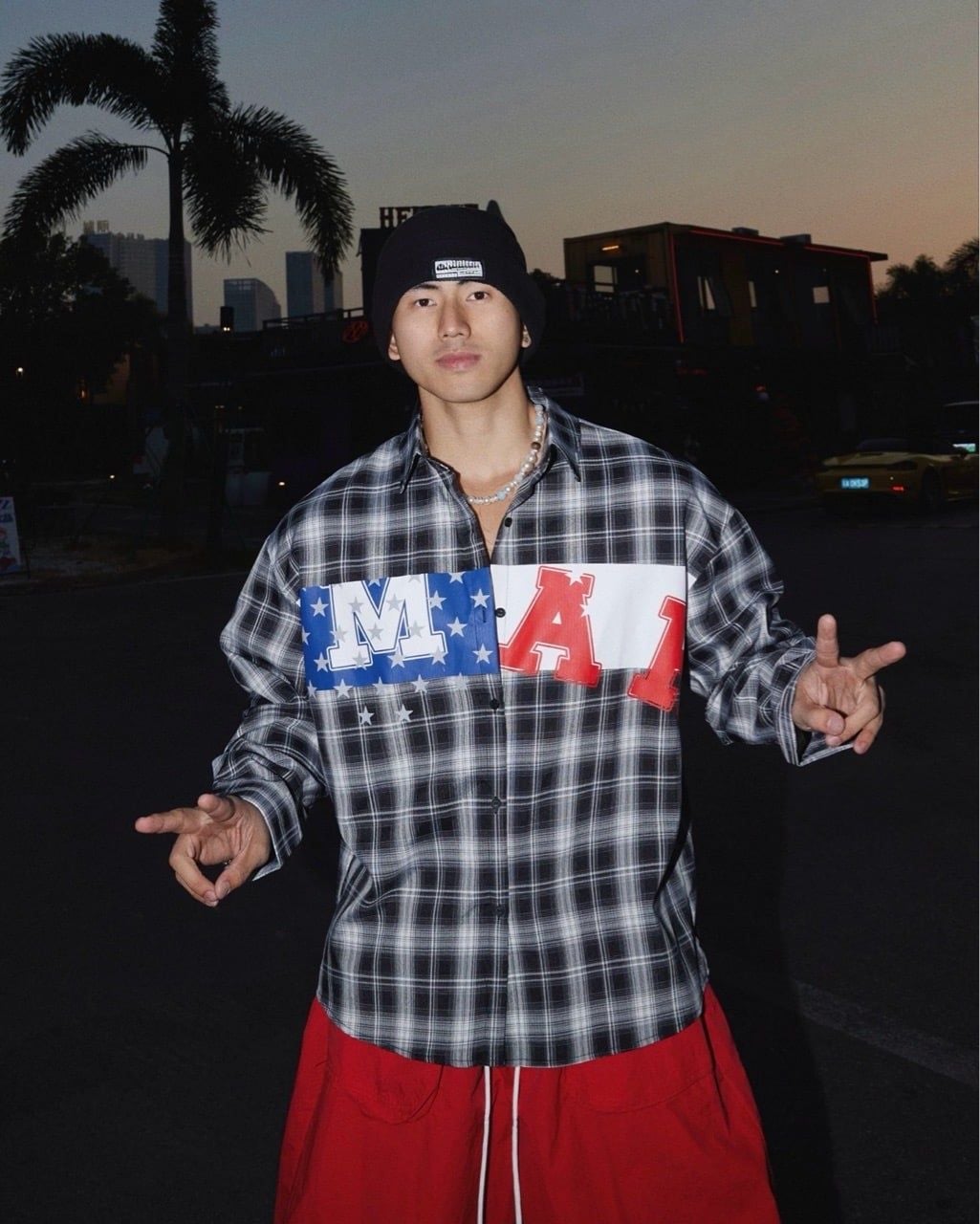  ÁO SƠ MI CA RÔ 267 ĐEN 