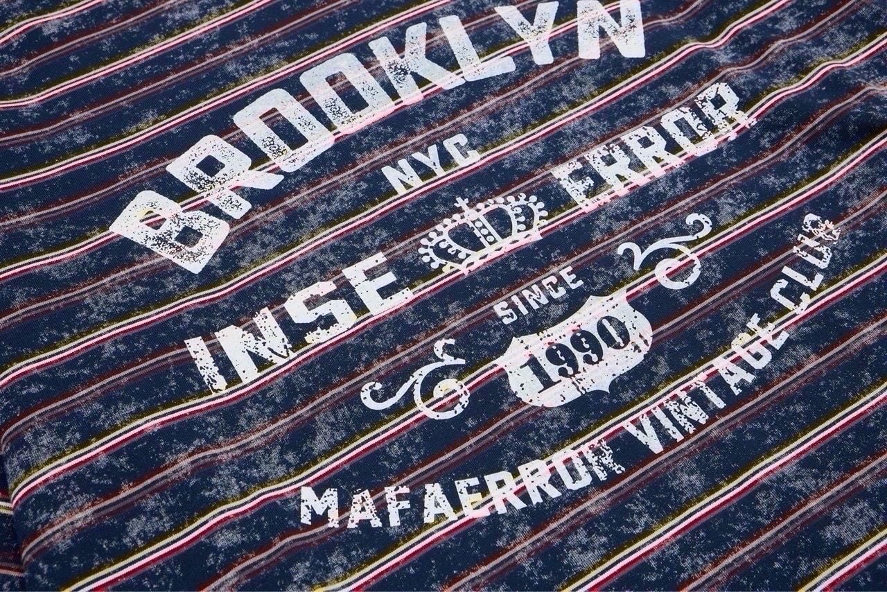  ÁO T-SHIRT 0272 XANH ĐEN KẺ NGANG 