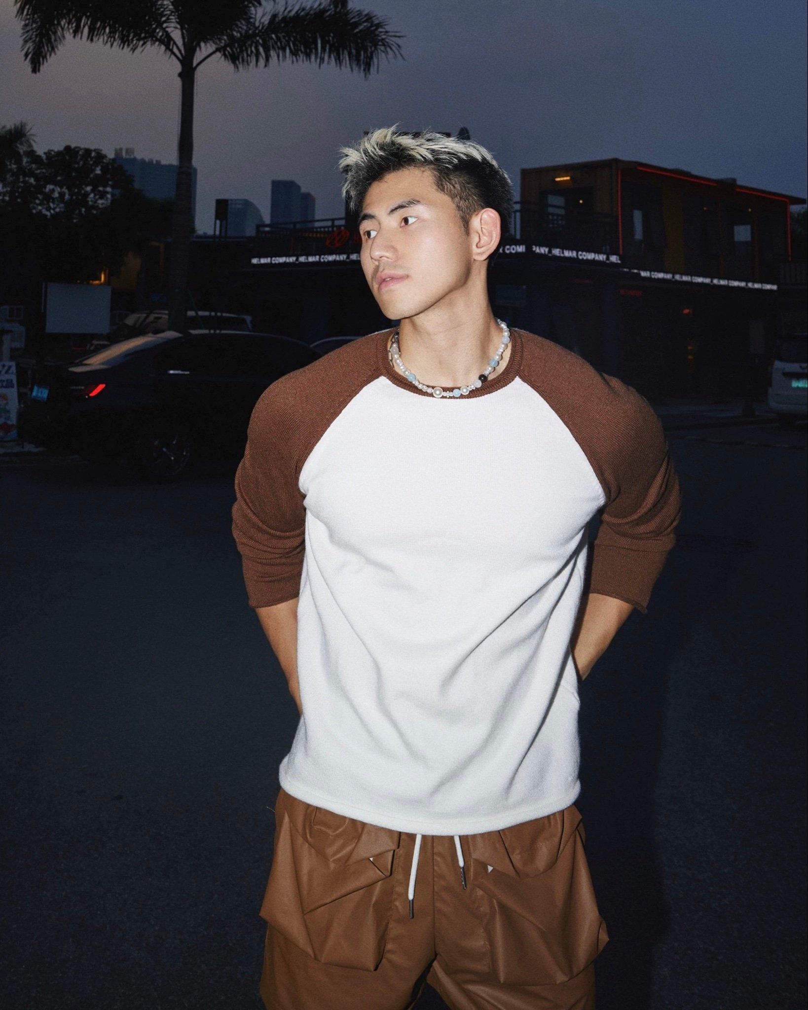  SWEATSHIRT RAGLAN 154 BROWN 