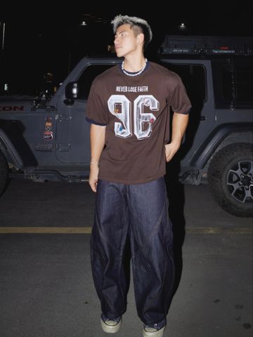  T-SHIRT 990666 BROWN 