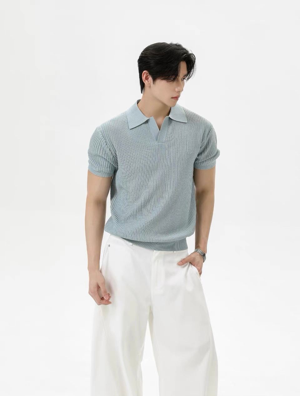  ÁO POLO 25640 XANH 