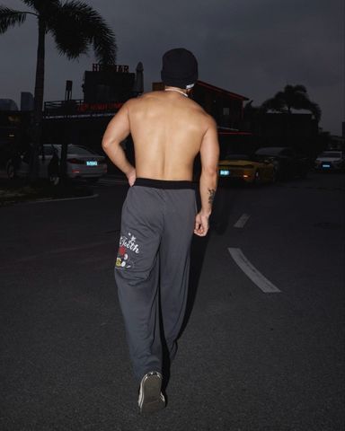 QUẦN SWEATPANT 5008 XÁM ĐẬM 
