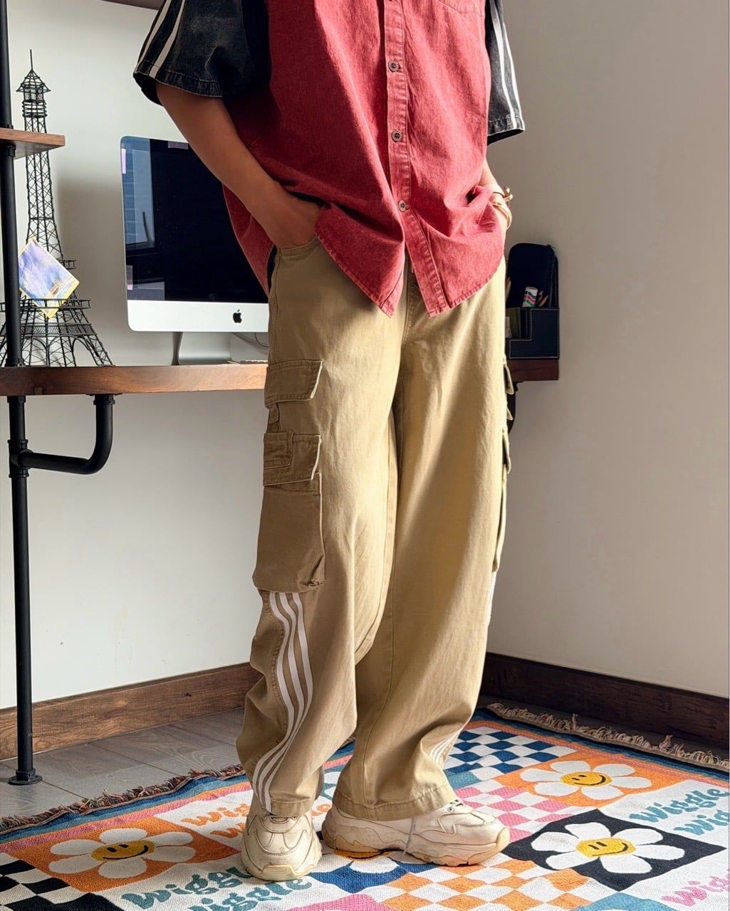  QUẦN BAGGY 9355 NÂU PASTEL 