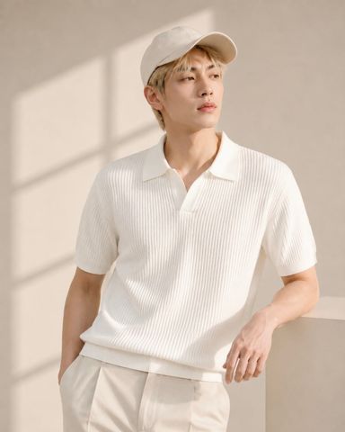  ÁO POLO 25640 TRẮNG 