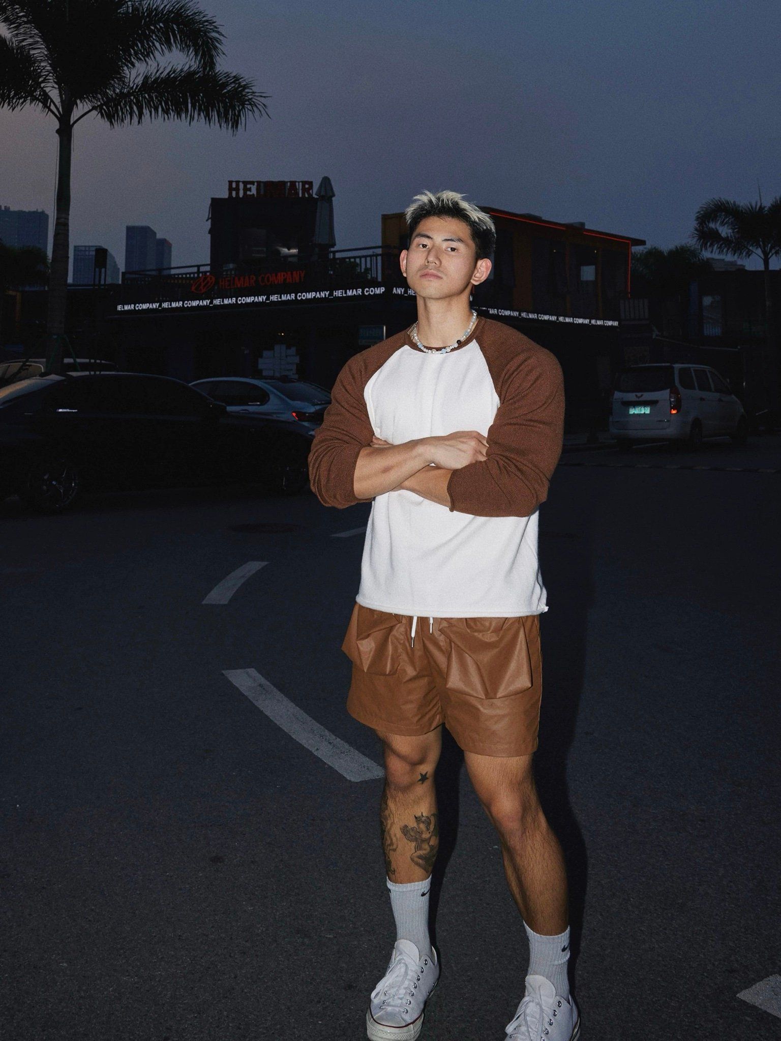  SWEATSHIRT RAGLAN 154 BROWN 