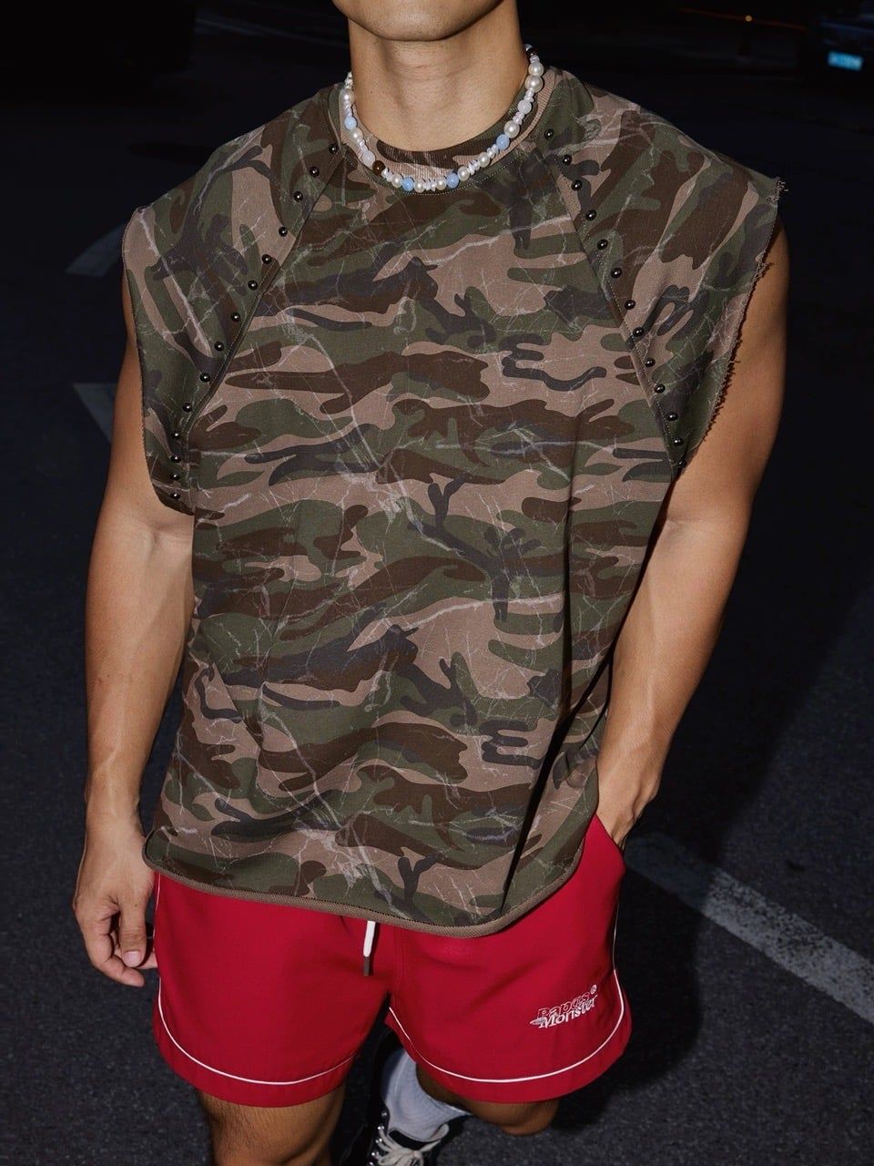  ÁO TANK TOP 2126 CAMO XANH 