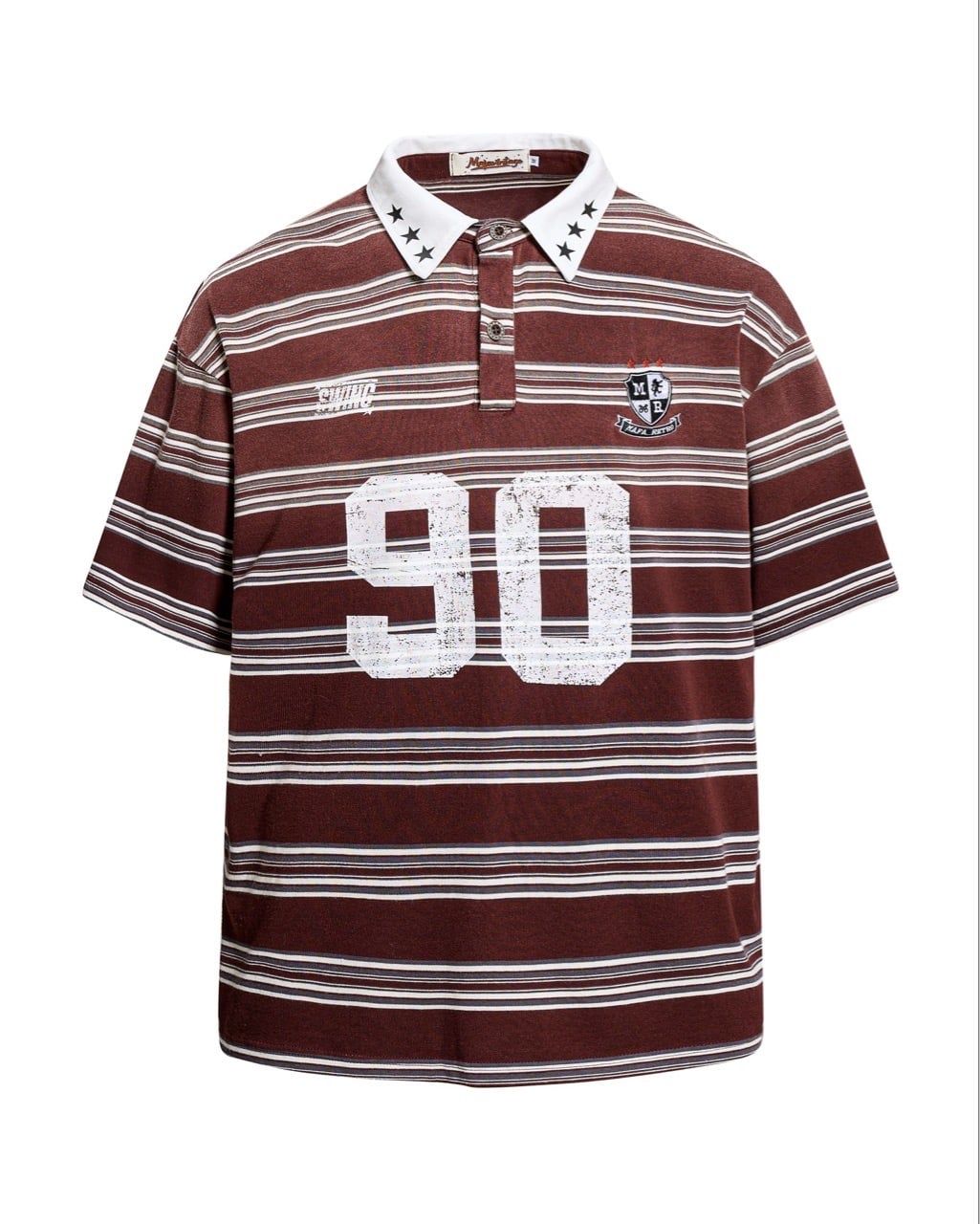  ÁO POLO 576 NÂU ĐỎ 