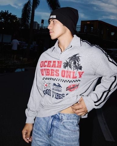  ÁO SWEATSHIRT 559 XÁM 