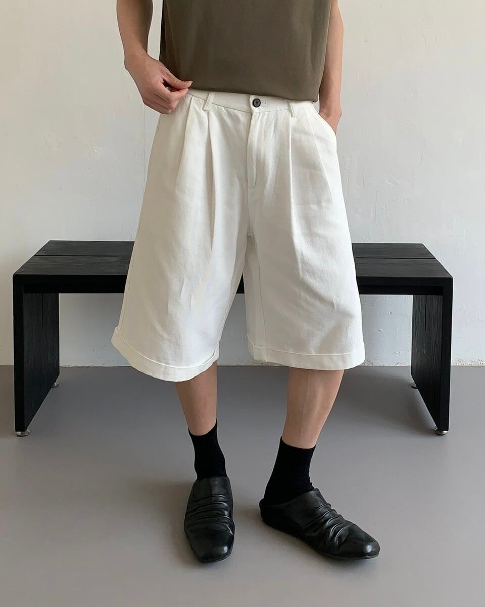  QUẦN SHORT 13814 TRẮNG 