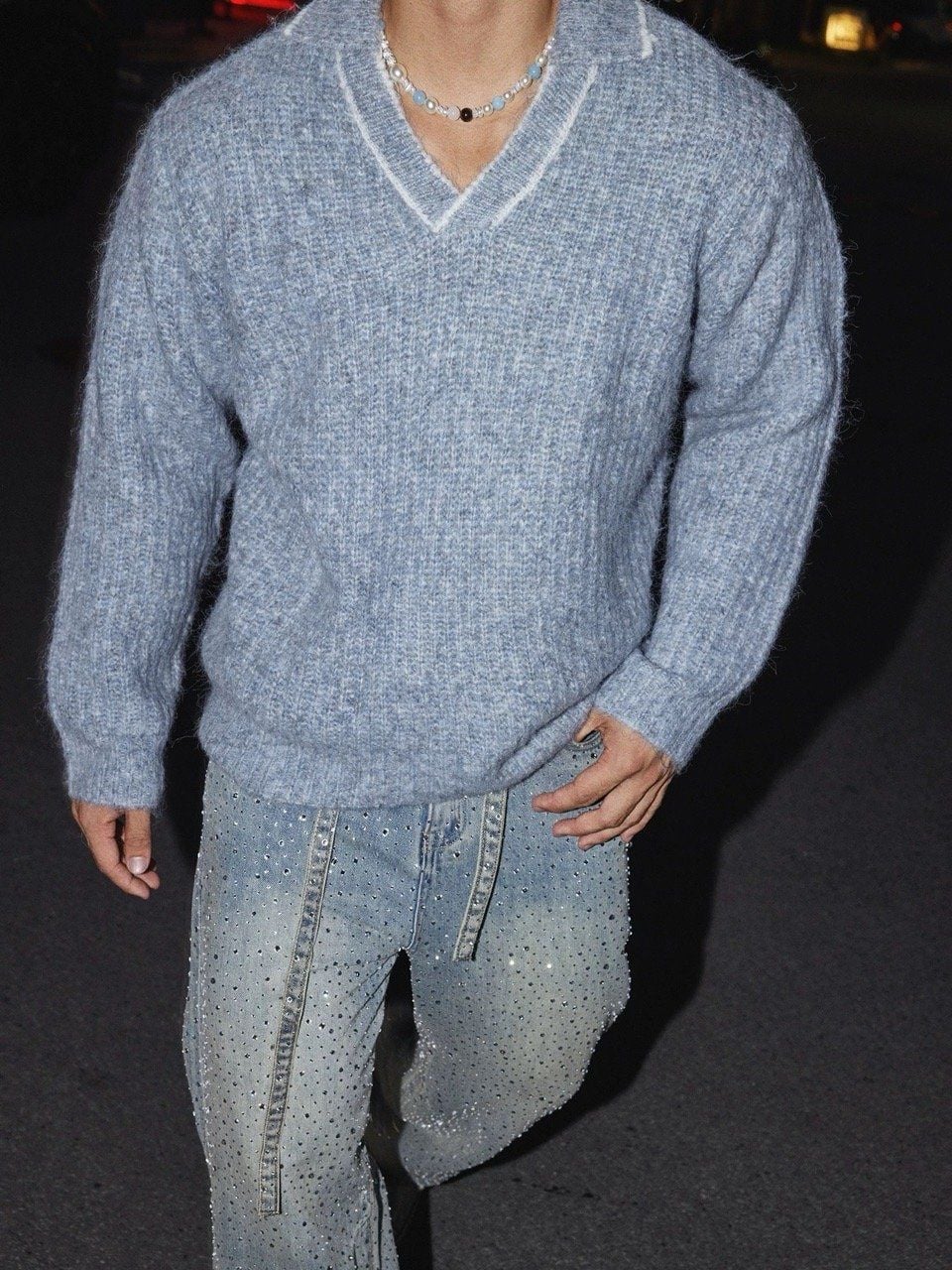  SWEATER 72507 LIGHT BLUE 