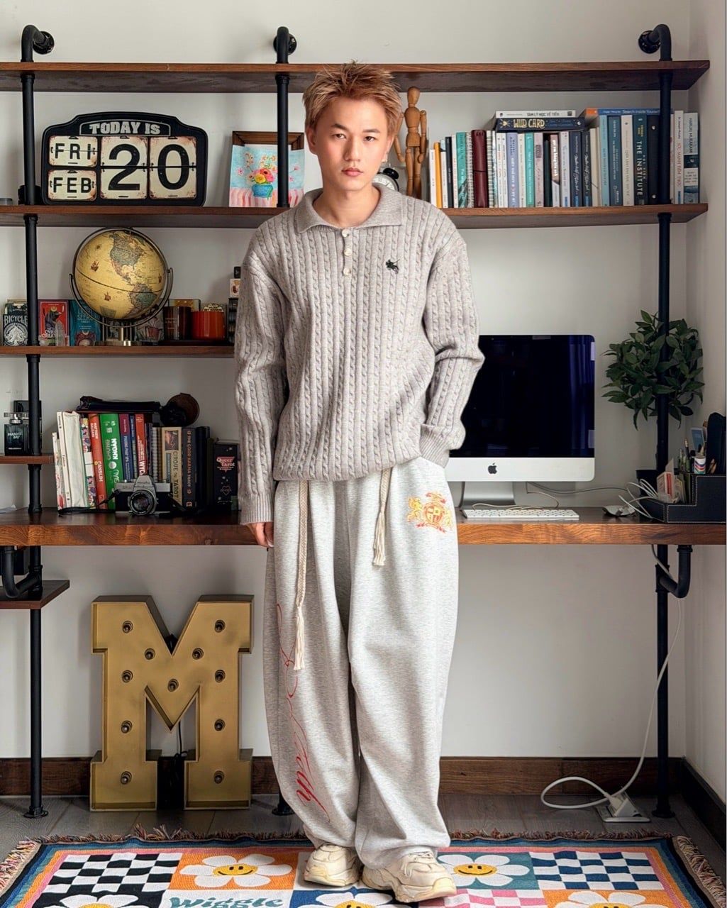  SWEATER 3864 GREY 