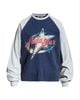  ÁO SWEATSHIRT 0568 XANH TÍM THAN 