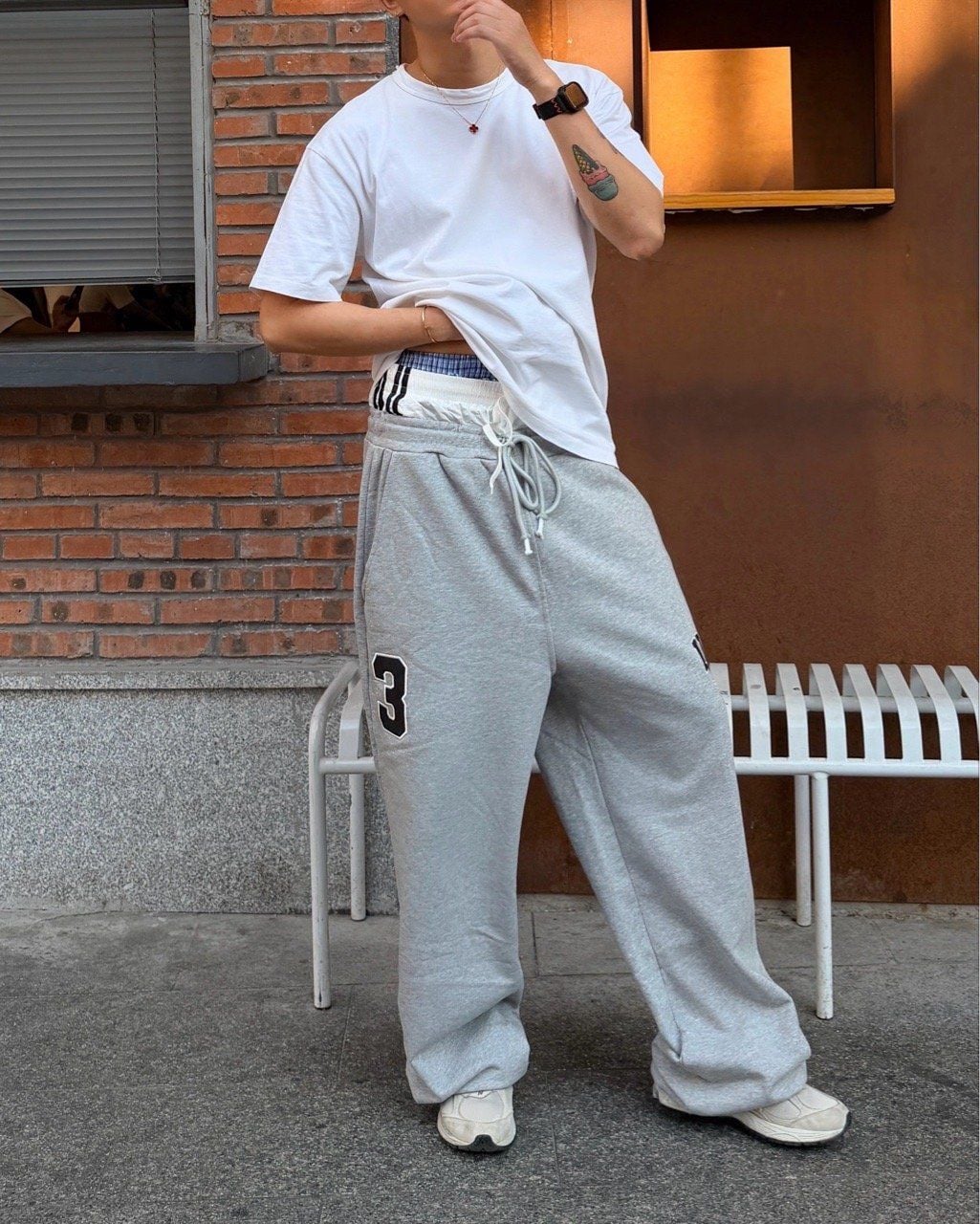  SWEATPANT 633 GREY 