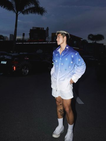  SHIRT 0380 OMBRE BLUE 