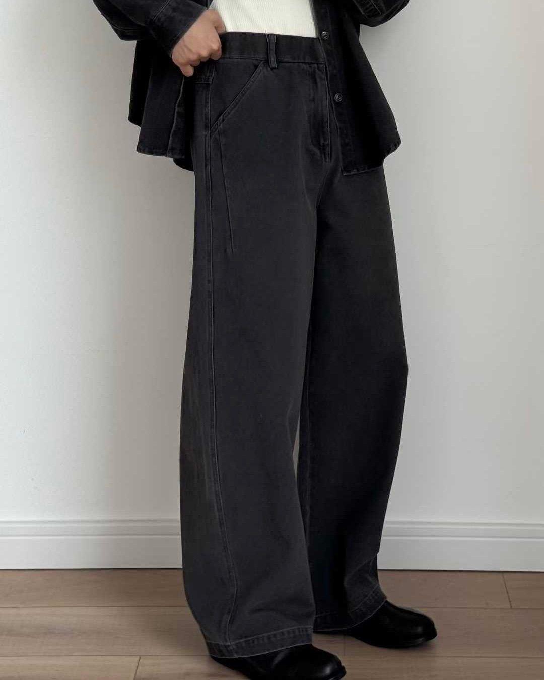  TROUSER JEAN 8316 DARK GREY 