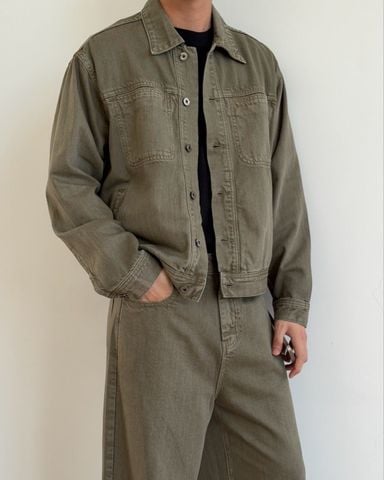  ÁO KHOÁC JEAN 9257-1 GREEN 