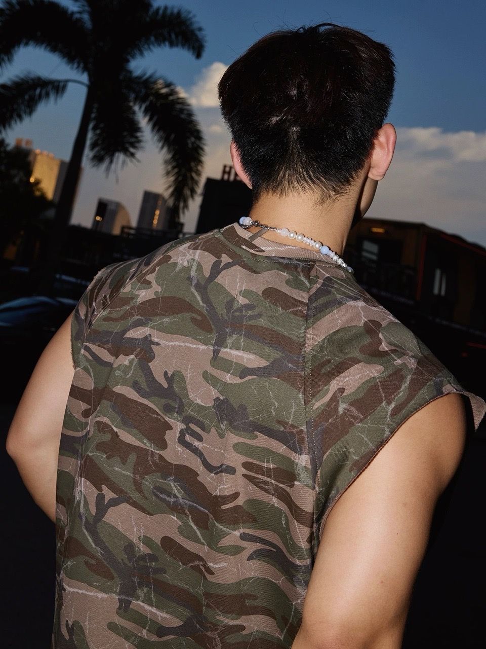  ÁO TANK TOP 2126 CAMO XANH 