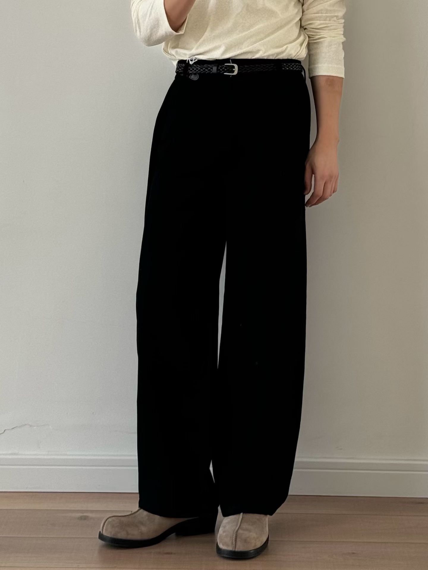  QUẦN ỐNG RỘNG 9267 ĐEN 