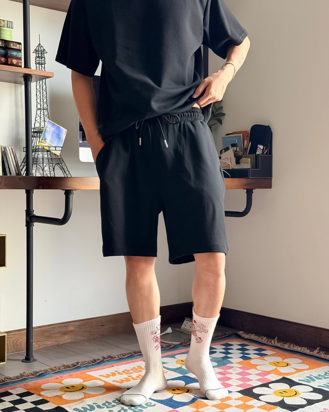  QUẦN SHORT 26007 ĐEN 