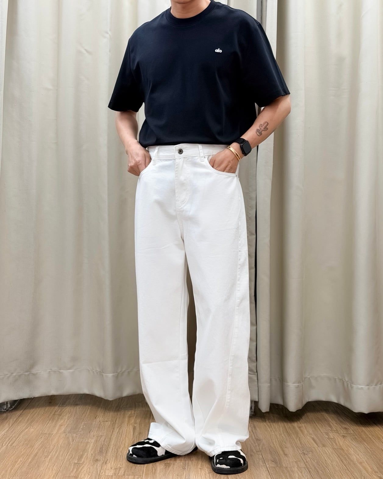  ÁO T-SHIRT 9005 ĐEN 