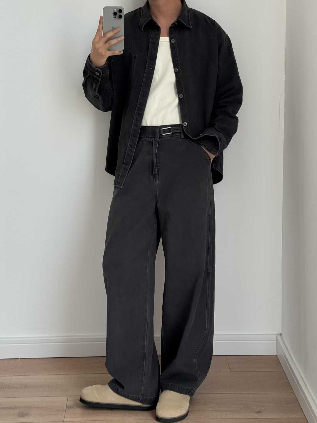  TROUSER JEAN 8316 DARK GREY 