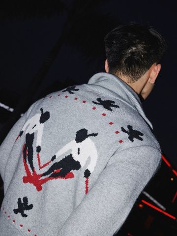  WOOLEN JACKET 3917 GREY 