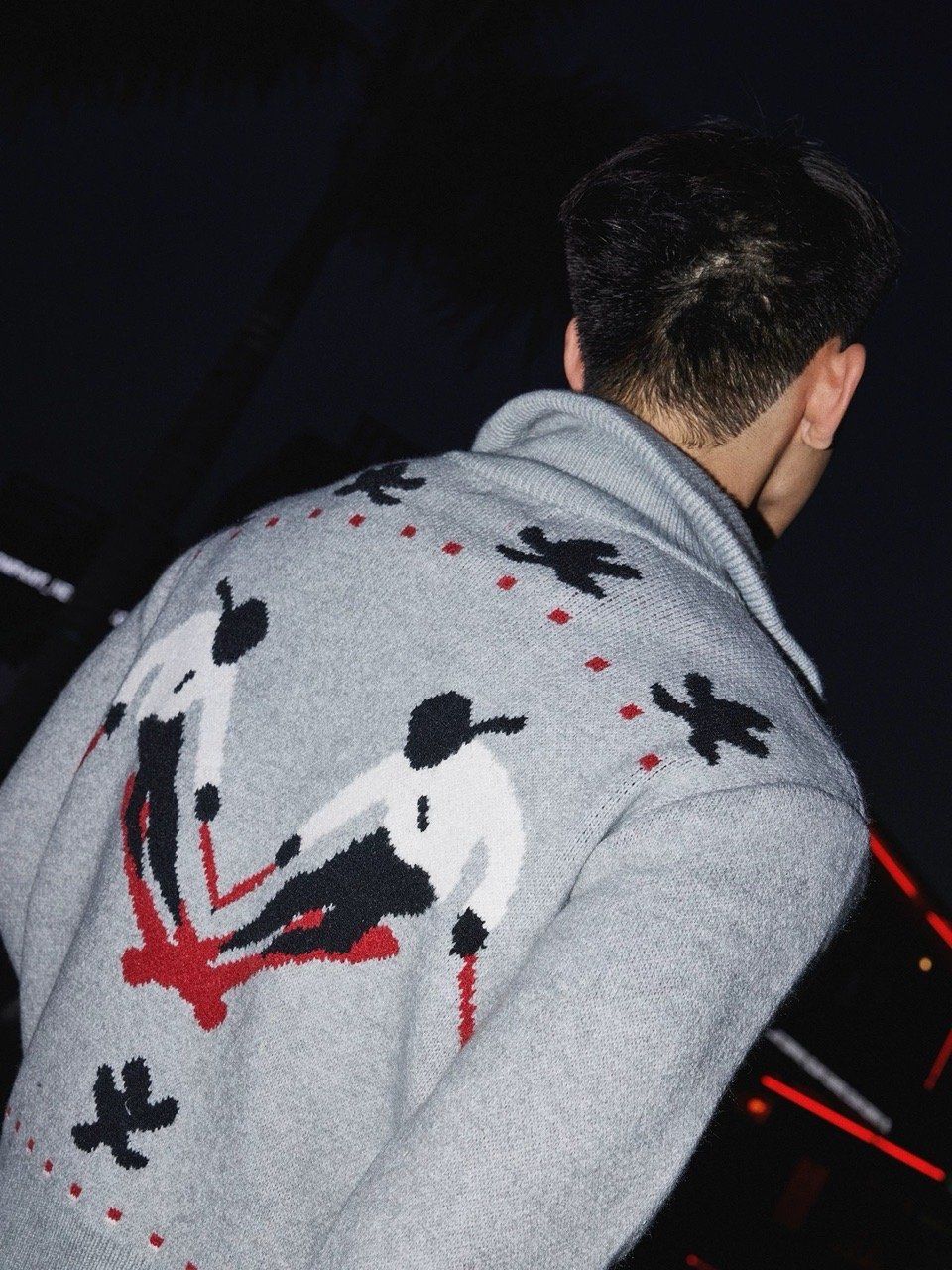  WOOLEN JACKET 3917 GREY 