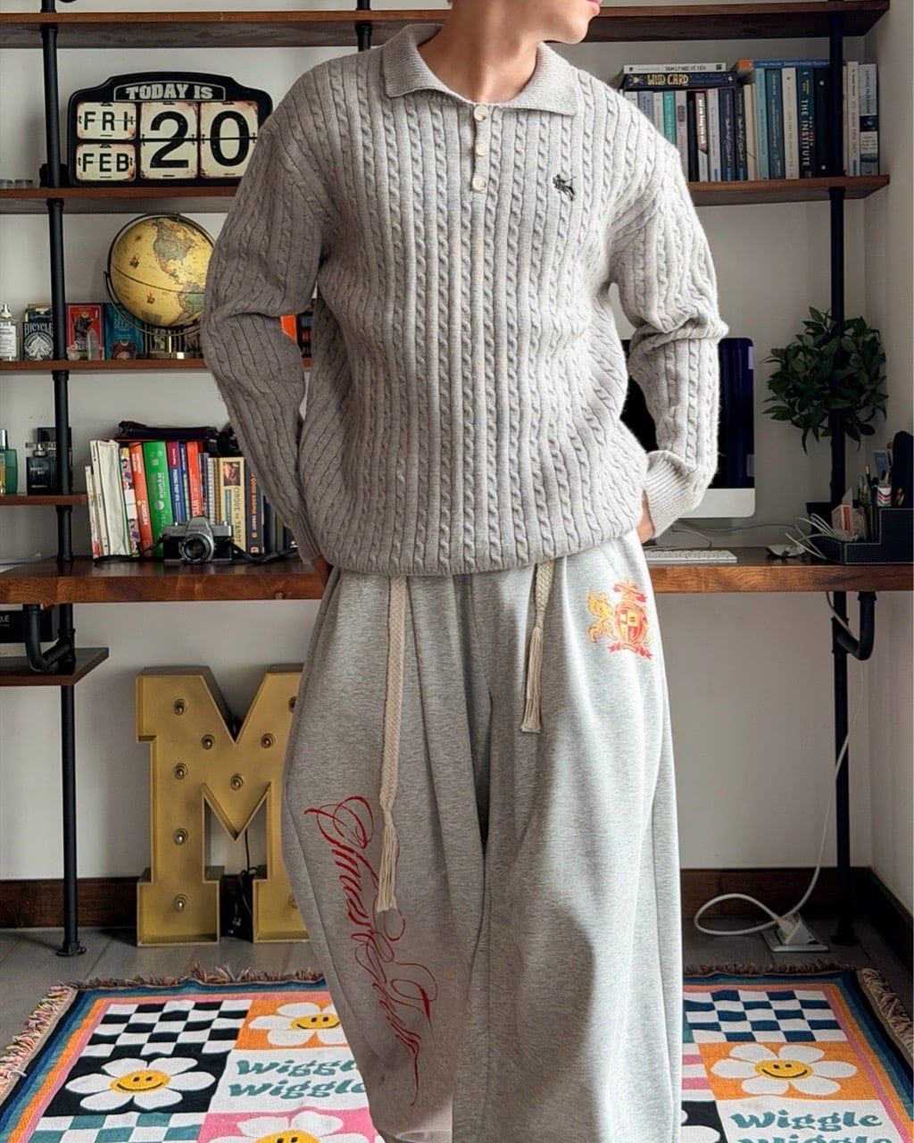  SWEATER 3864 GREY 