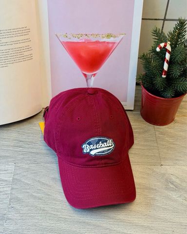 CAP BASEBALL RED 