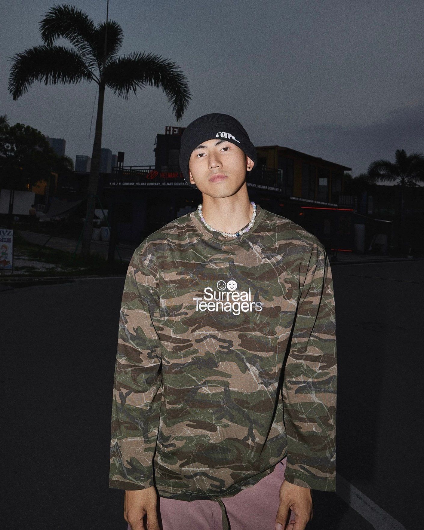  SWEATSHIRT 25112 CAMO BROWN 