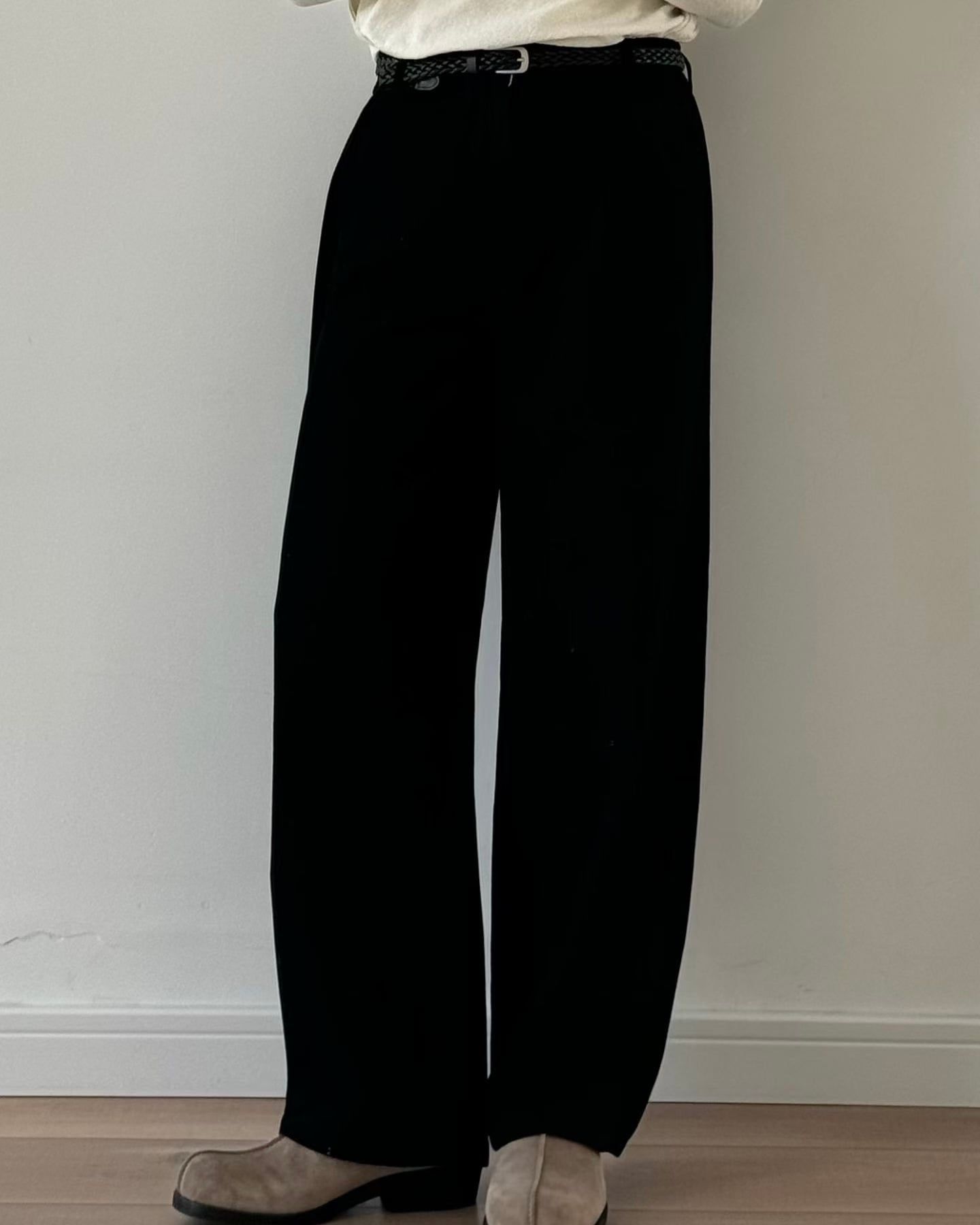  QUẦN ỐNG RỘNG 9267 ĐEN 