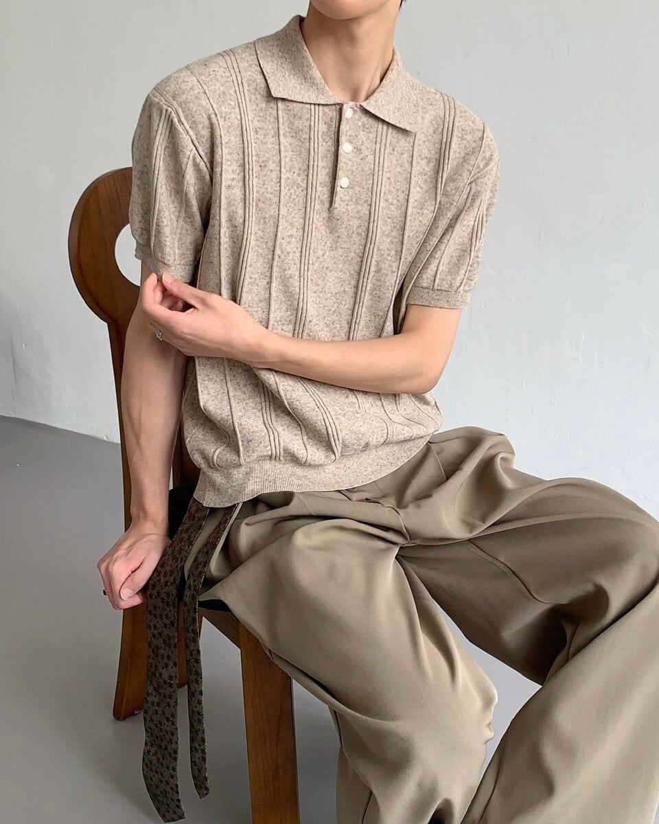  ÁO POLO 26764 NÂU NHẠT 