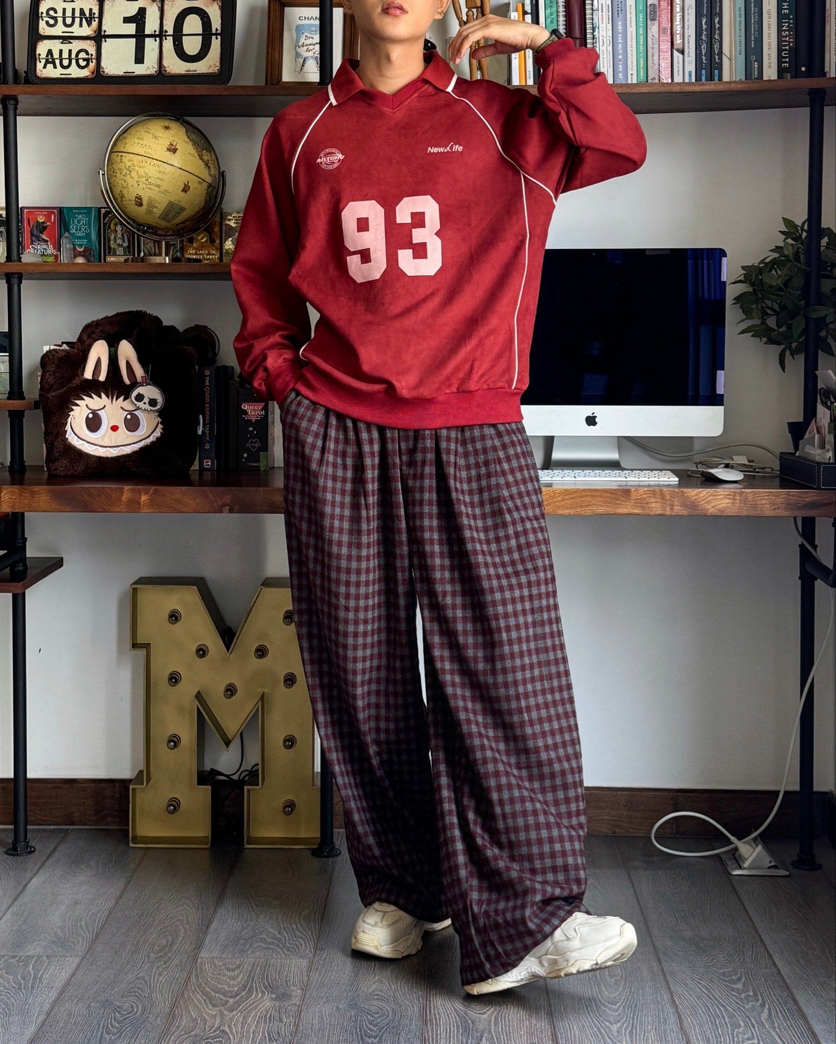  SWEATPANT 1251 RED 