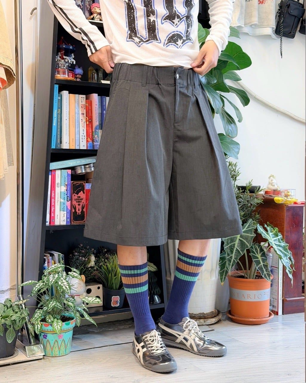  QUẦN SHORT 9691 XÁM 