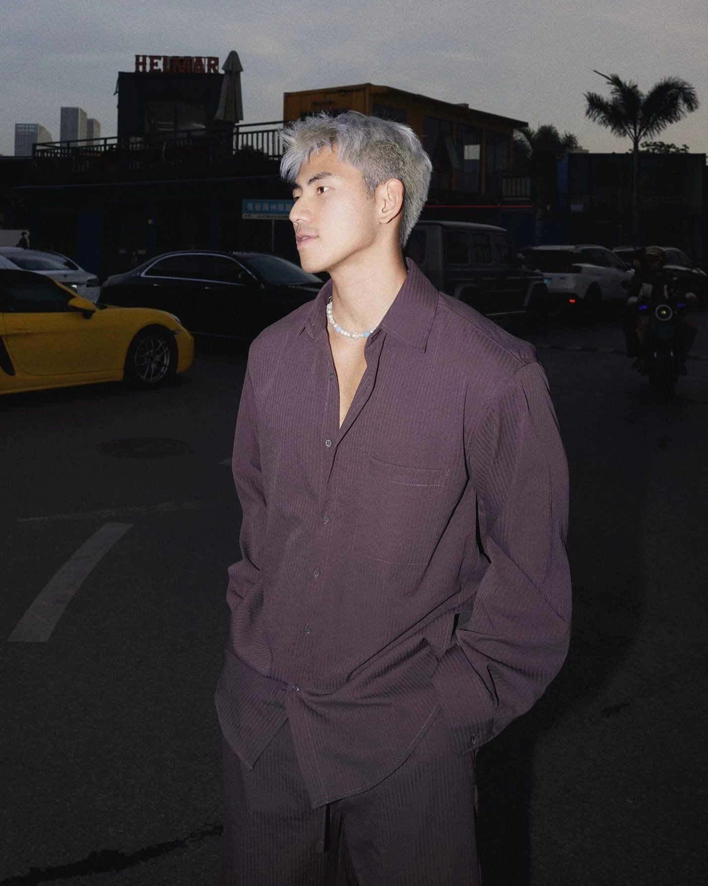  SHIRT 27467 DARK PURPLE 