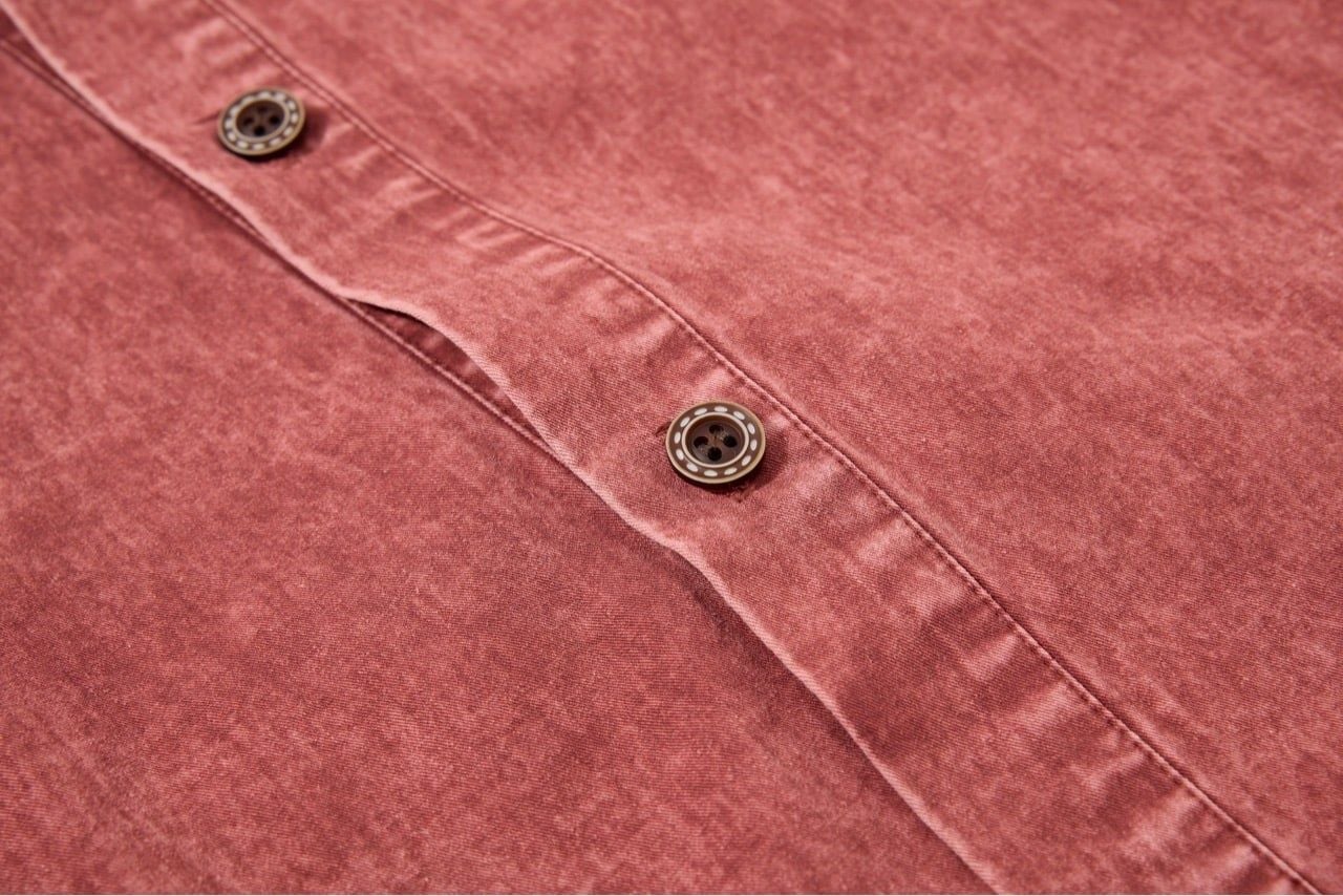  ÁO SƠ MI 952 RAGLAN ĐỎ 