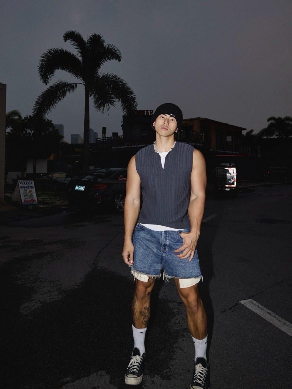  ÁO TANK TOP 204 XÁM ĐẬM 