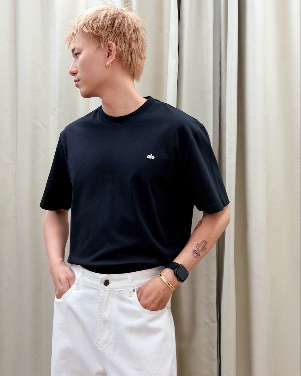  ÁO T-SHIRT 9005 ĐEN 